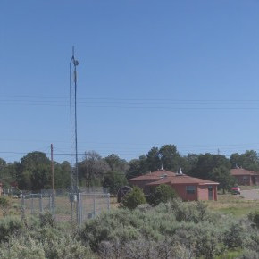 wifi repeater antenna, Diné College, Navajo Nation